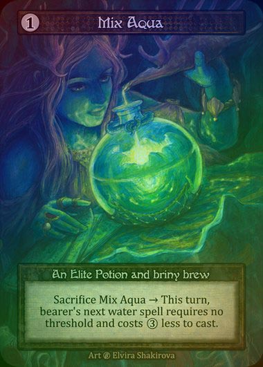 【FOIL】[Artifact] Mix Aqua [beta-Elite]